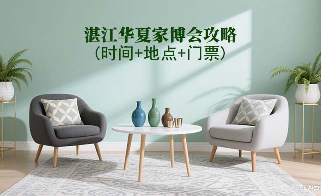 2025湛江家博會攻略(時間+地點(diǎn)+門票)逛展必看